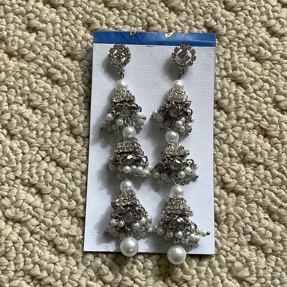 Antique Silver Earrings - Picture 4 of 4